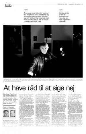 At have råd til at sige nej